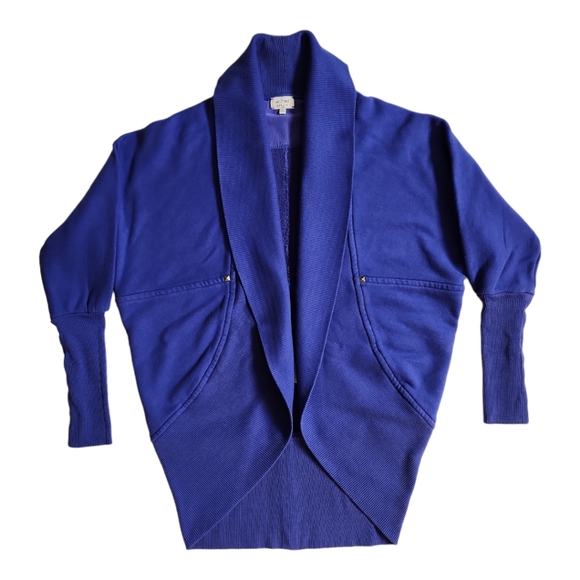 Aritzia Wilfred Diderot Blue Cocoon Cardigan Sweater - Picture 3 of 16